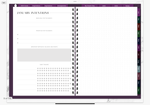 2025 DIGITAL PLANNER (DATED & HYPERLINKED) KITCHEN WITCH THEME