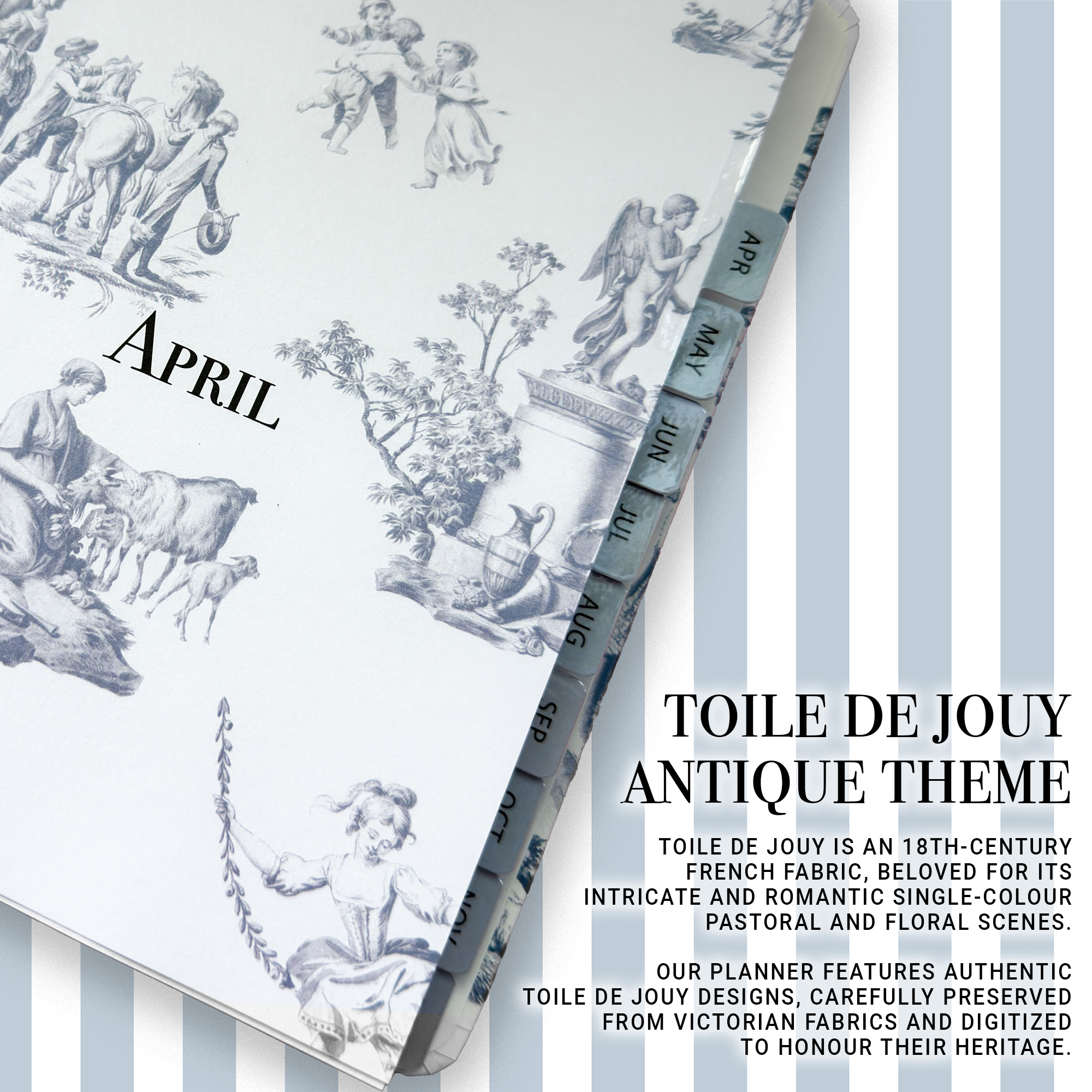 Toile De Jouy 2026 Wellness Planner