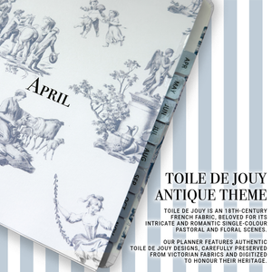 Toile De Jouy 2026 Wellness Planner