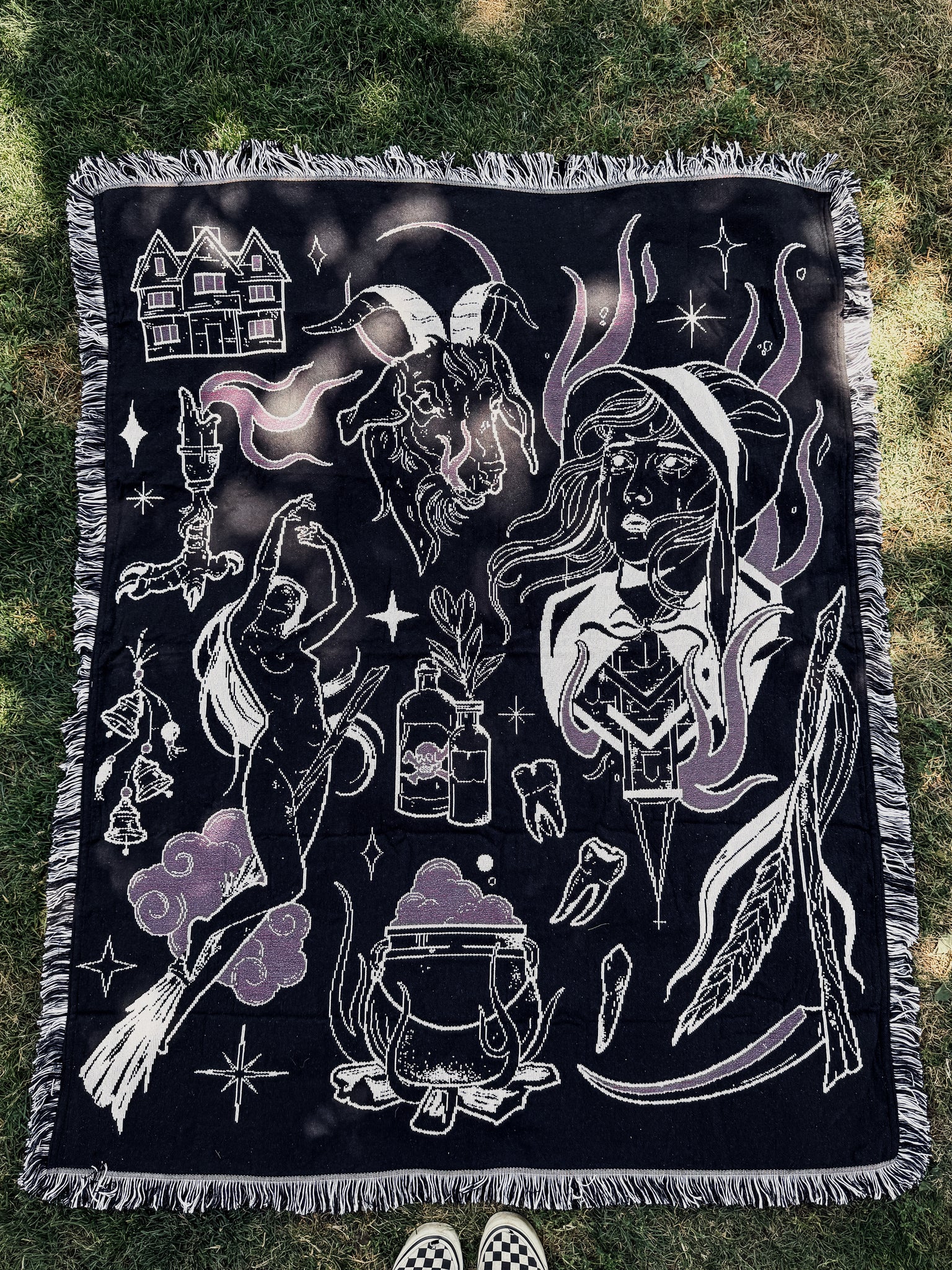 SALEM 🌙 Woven Tapestry Blanket (PRE-ORDER)