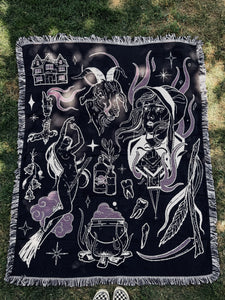SALEM 🌙 Woven Tapestry Blanket (PRE-ORDER)