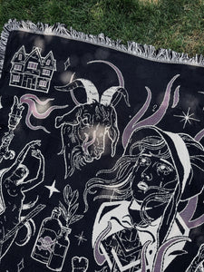 SALEM 🌙 Woven Tapestry Blanket (PRE-ORDER)