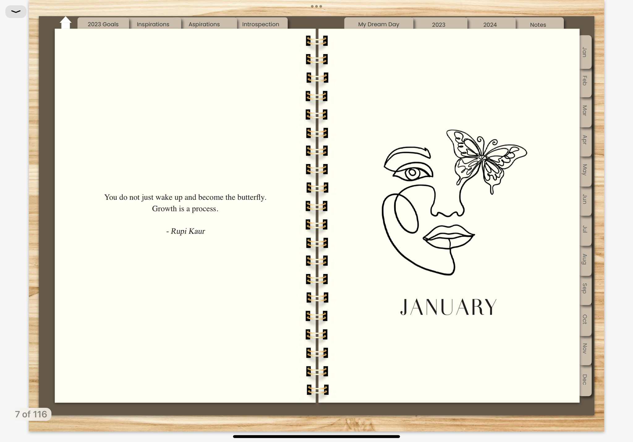 MINIMALIST 2023 DIGITAL PLANNER