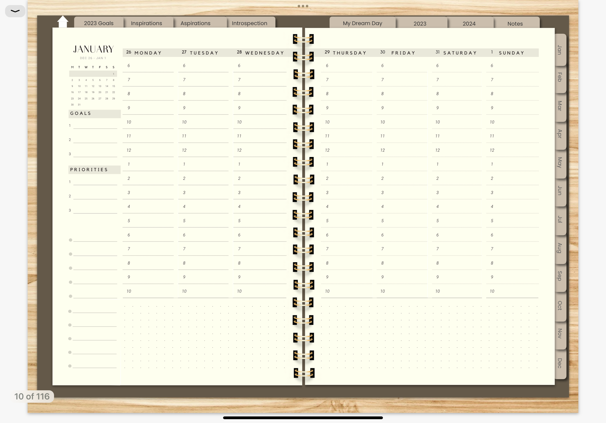 MINIMALIST 2023 DIGITAL PLANNER