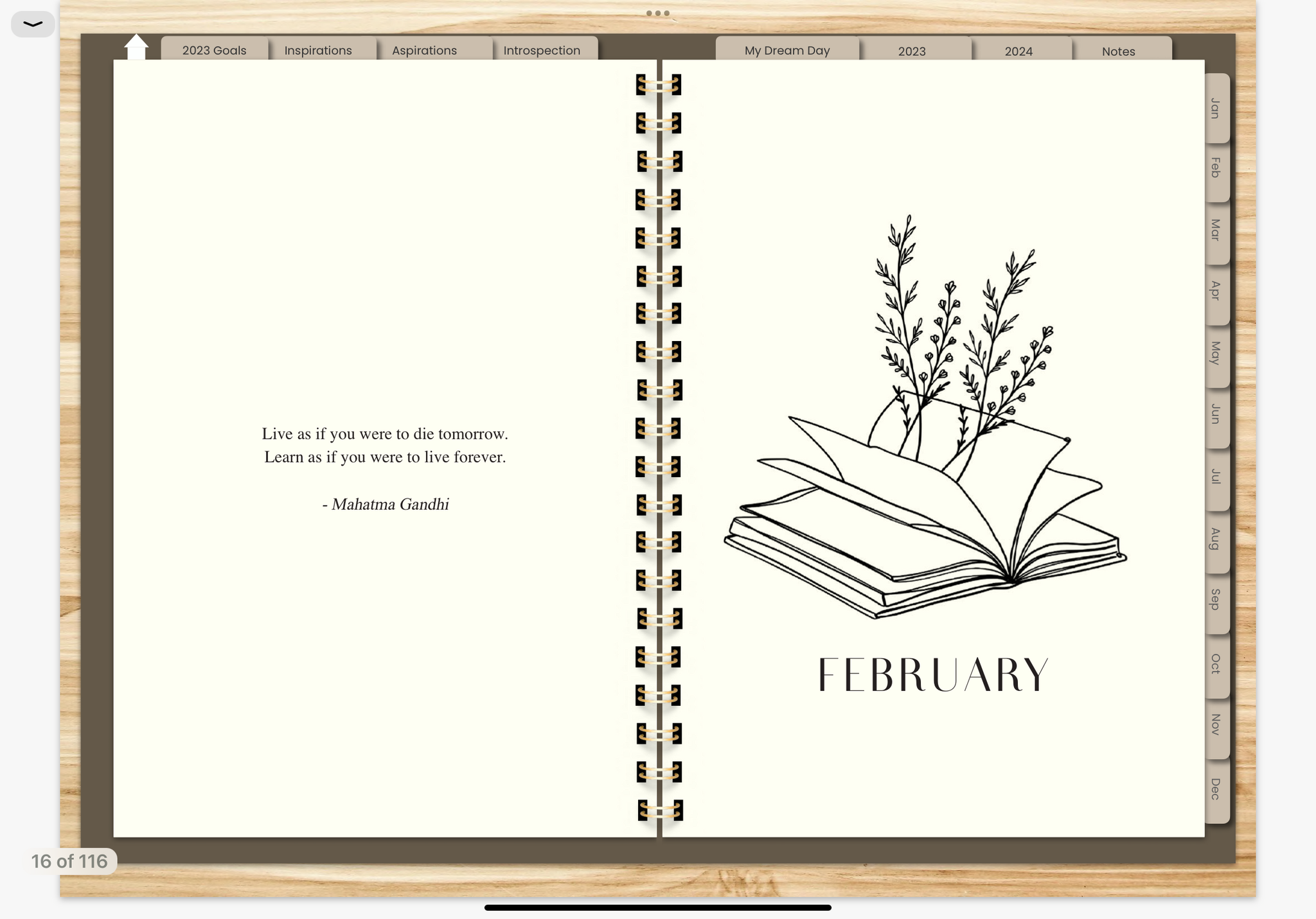 MINIMALIST 2023 DIGITAL PLANNER