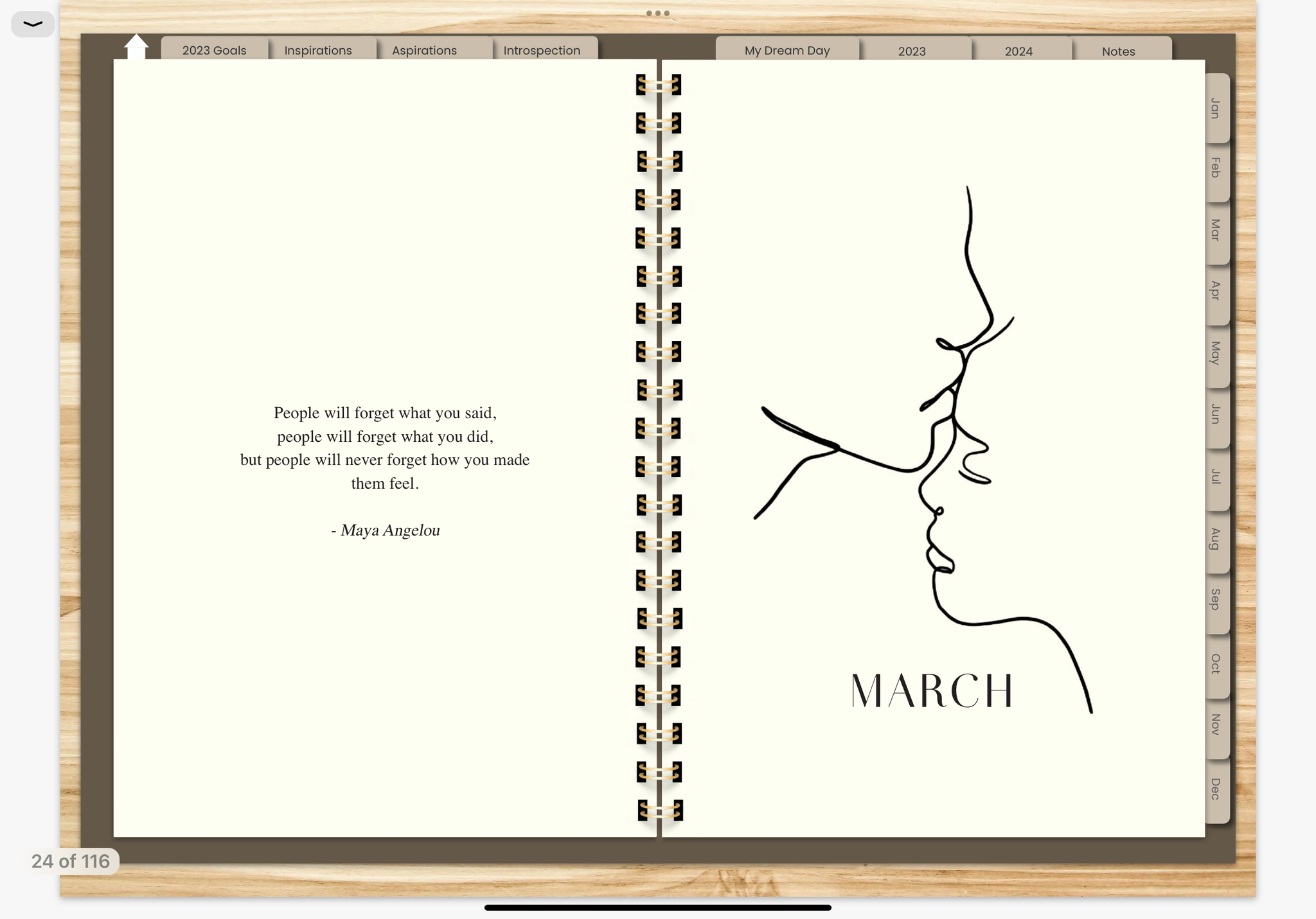 MINIMALIST 2023 DIGITAL PLANNER
