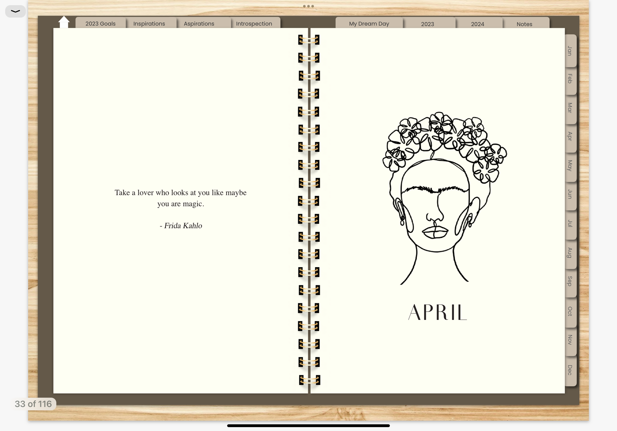 MINIMALIST 2023 DIGITAL PLANNER