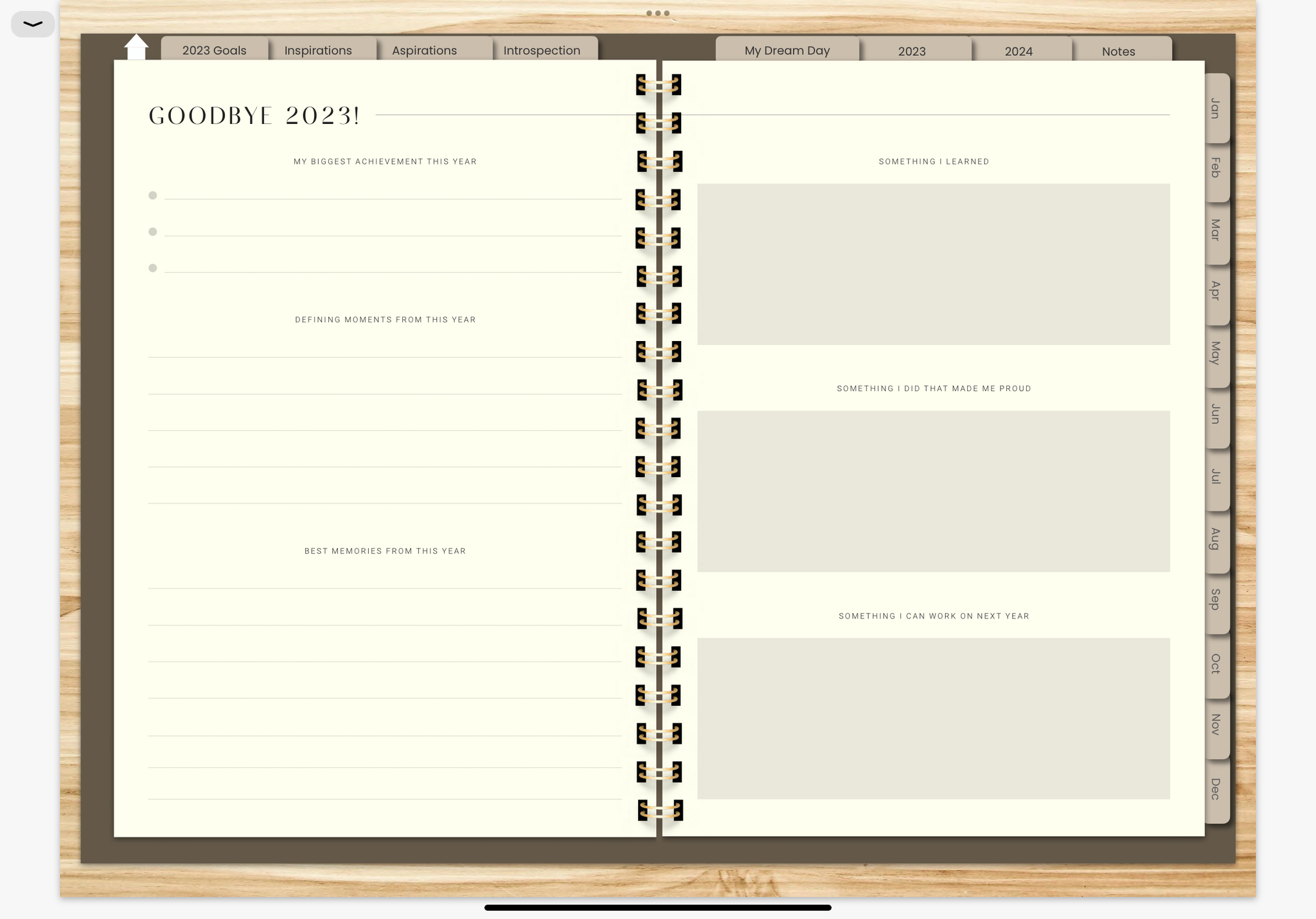 MINIMALIST 2023 DIGITAL PLANNER
