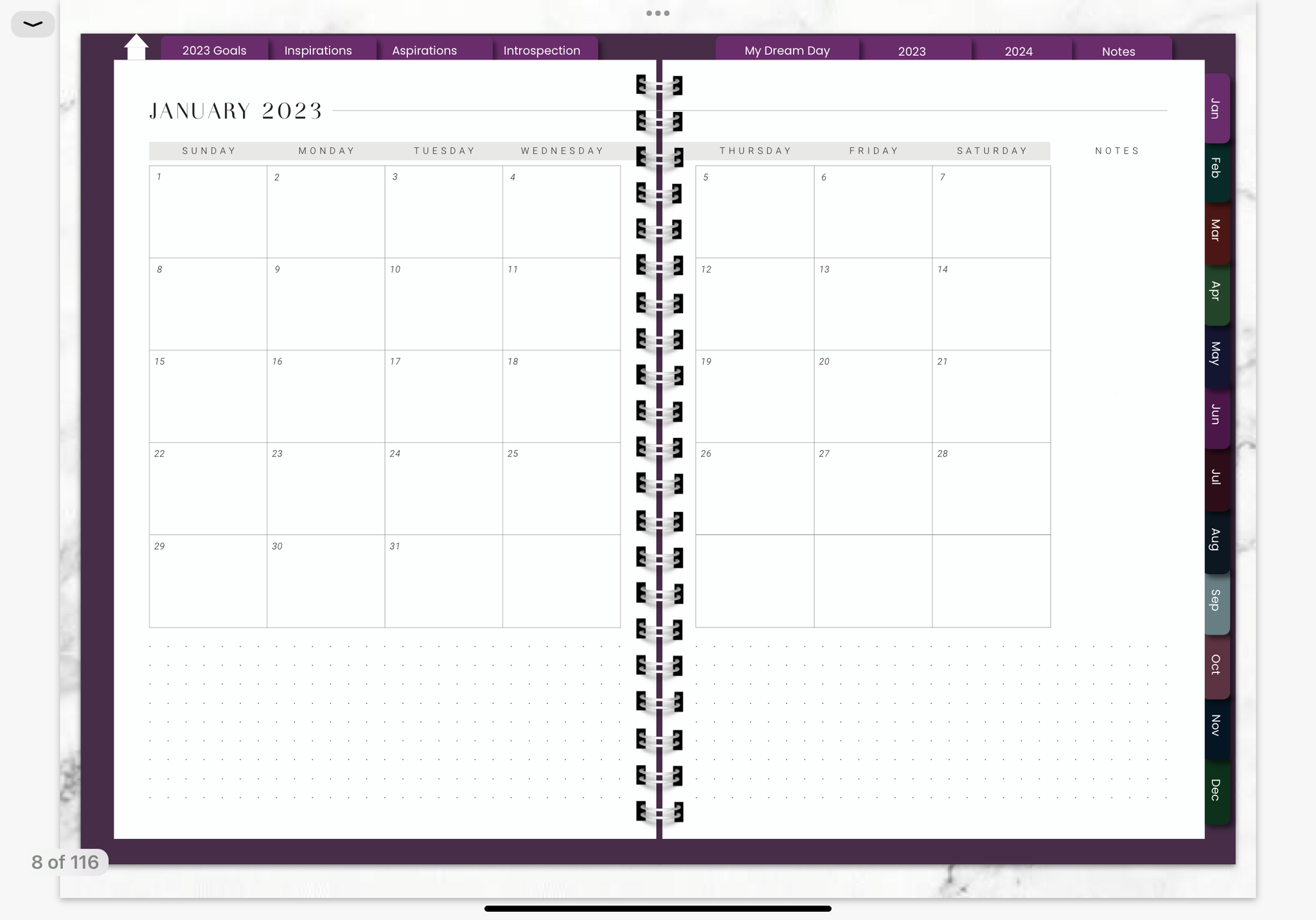 KITCHEN WITCH 2023 DIGITAL PLANNER