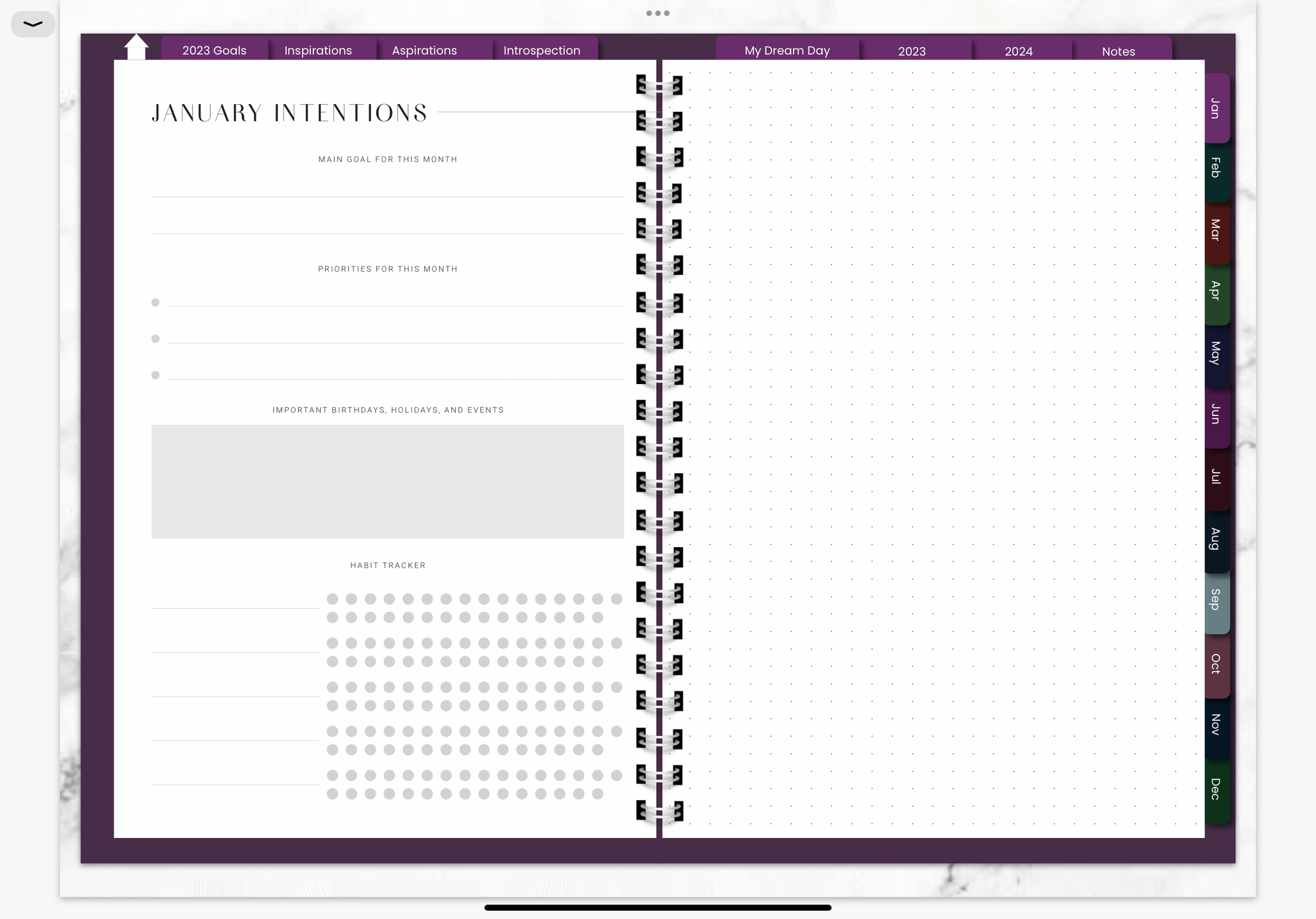 KITCHEN WITCH 2023 DIGITAL PLANNER