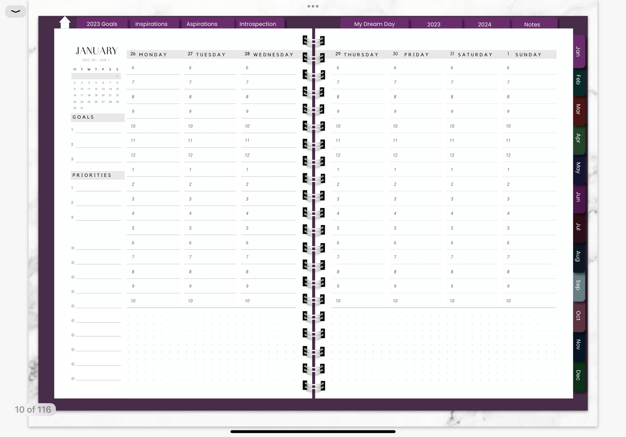 KITCHEN WITCH 2023 DIGITAL PLANNER