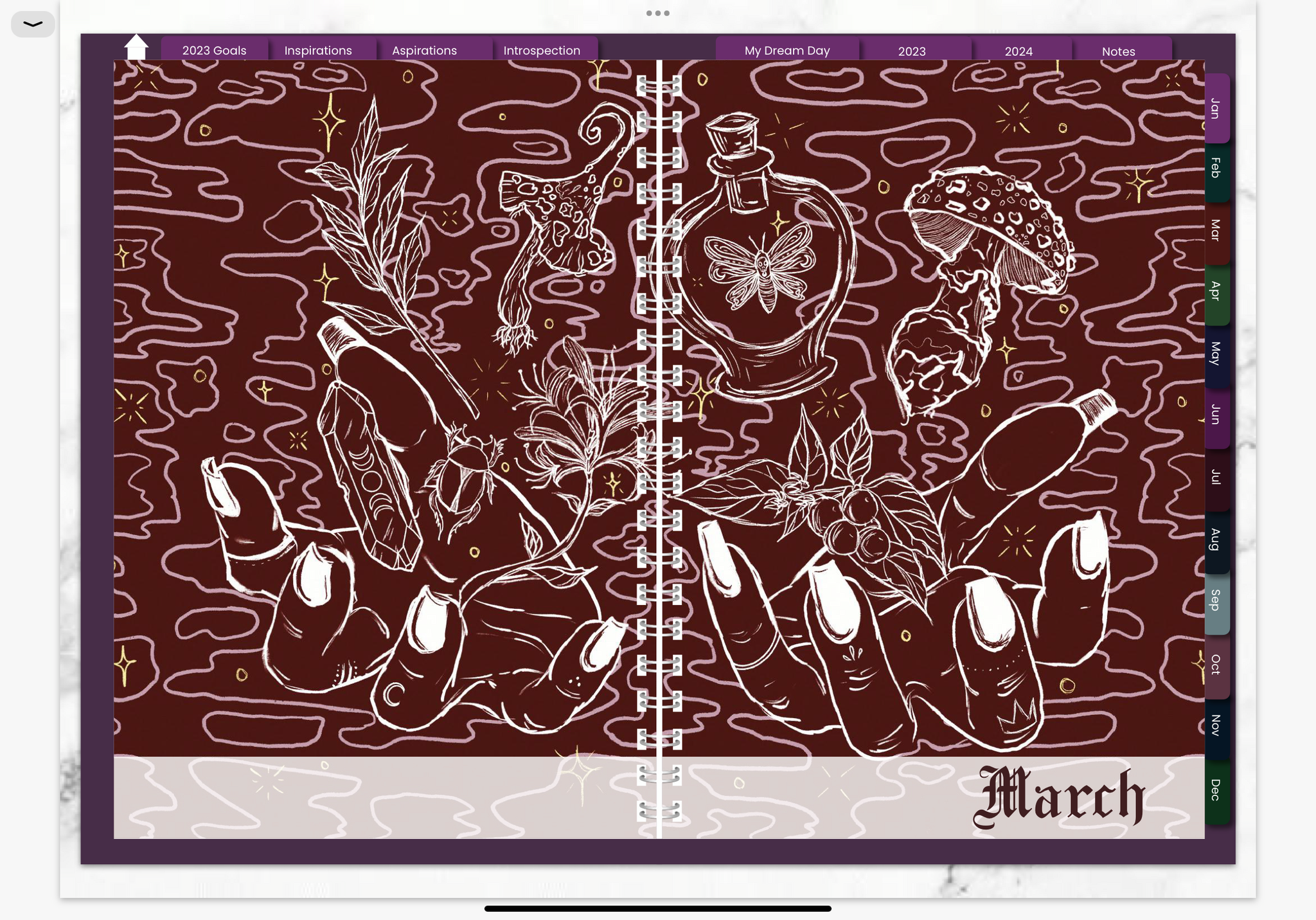 KITCHEN WITCH 2023 DIGITAL PLANNER