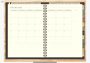 MOTHS & BUTTERFLIES 2023 DIGITAL PLANNER