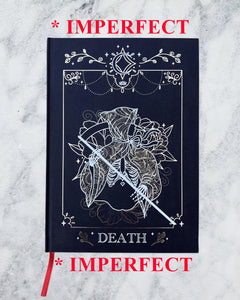 IMPERFECT* "DEATH" Tarot Card Dotted Journal